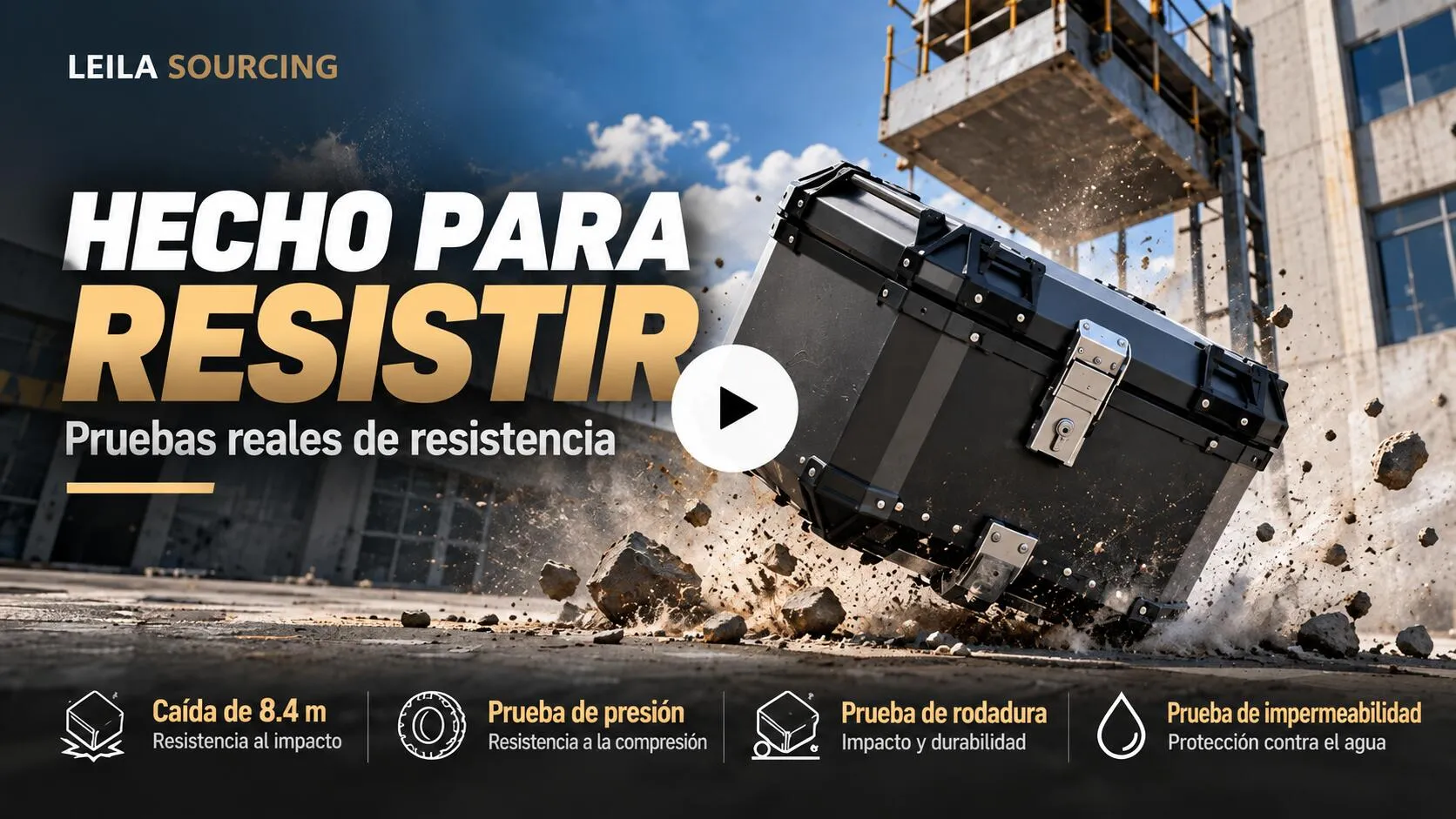 Portada del video de pruebas de resistencia del maletero